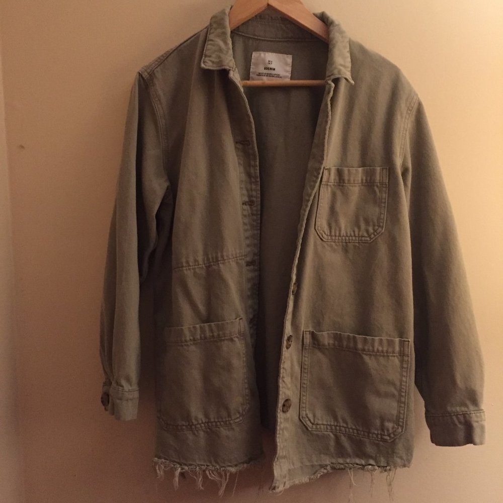 H&M over-sized army jacket